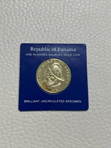 1975年 パナマ共和国 100バルボア金貨 フランクリンミント｜WORLD RESOURCE【KING店】