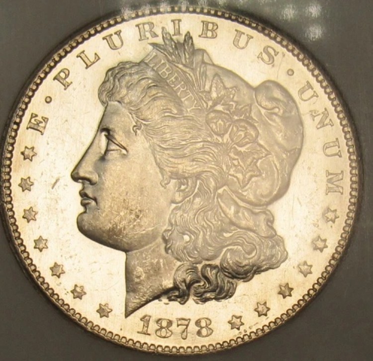 1878-S モーガン シルバー ドル、NGC MS-64 DMPL、宝石のような外観、より良いコインです。 532,840円