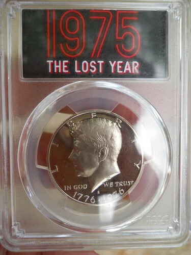 1976 S (1975) ケネディ ハーフ 1975 プルーフセット PCGS PR70 DCAM クラッド POP 12/0 希少