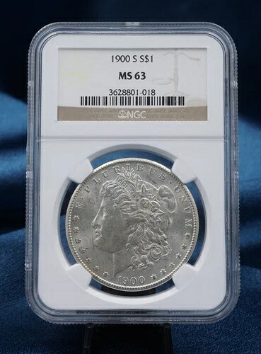 1900-S モルガン 1ドル銀貨 NGC MS63 サンフランシスコ キーデート CN693