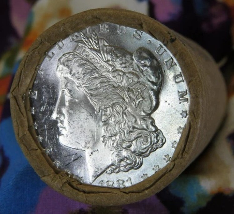 20 UNC BU コイン モルガン ダラー ロール 1881/1882 エンド + シルバー バー ベストバー #942｜WORLD RESOURCE【KING店】