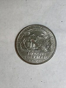 2023 ベッシー・コールマン「IN COD WE TRUST」肖像画の誤り