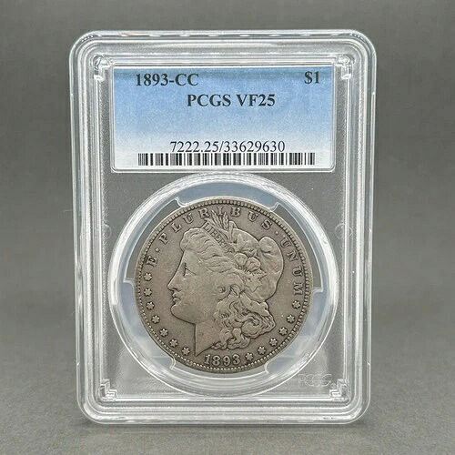 エステート 0.9 純銀 1893年 モルガン ダラー コイン PCGS VF25｜WORLD RESOURCE【KING店】