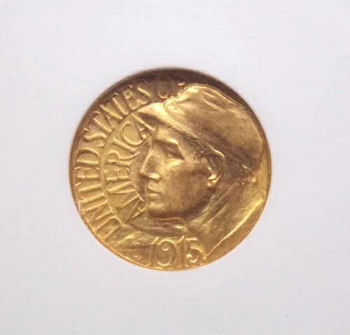 1915年「S」パナマ・パシフィック *PAN PAC* 金貨 1ドル $1 NGC MS66 CAC #001 宝石 ECC&C｜WORLD RESOURCE【KING店】