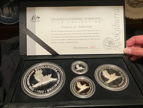 楽天市場】オーストラリア 30ドル銀貨 1996年 1キロ プルーフ 銀貨