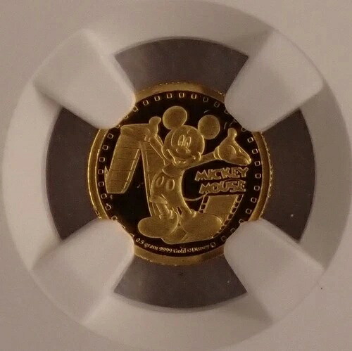 ニウエ ディズニー 0.5グラム 2ドル金貨 ミッキーマウス＆フレンズ NGC PF70s｜WORLD RESOURCE【KING店】