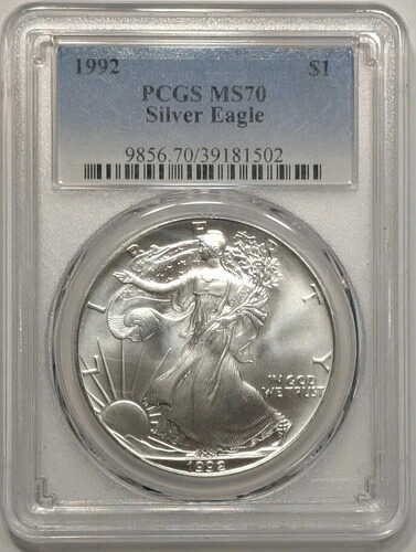 1992年アメリカンシルバーイーグル - PCGS MS70 - E117 339,570円