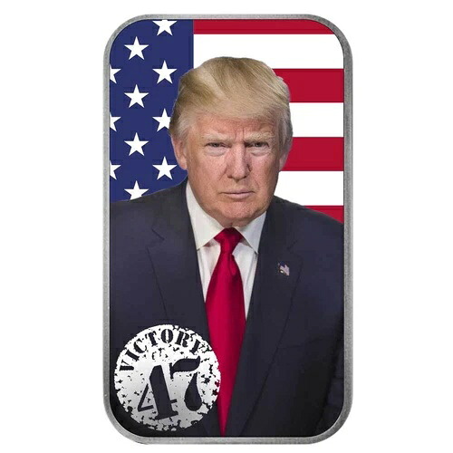20個セット - 1トロイオンス サンシャインミント トランプビクトリー カラーライズ .999 ファインシルバーバー