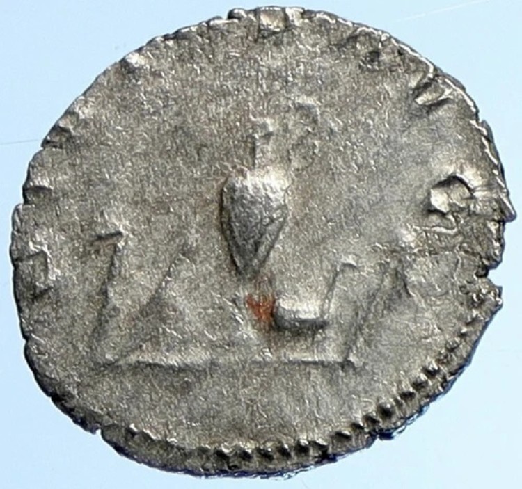 サロニヌス ガリエヌスの息子 ケルン古代古いローマ銀貨 LITUUS i110070