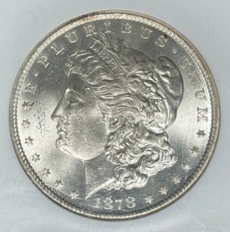 1878年製 モーガン銀貨 ~ NGC MS 64 ~ 美しいコイン ~ REF#63-001