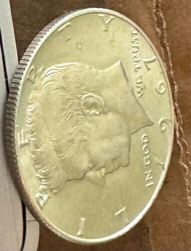 1967年のハーフドル銀貨 - 90%銀