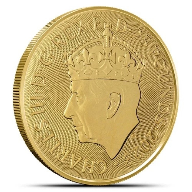 2023年 1/4オンス 英国国王戴冠式記念金貨（BU）