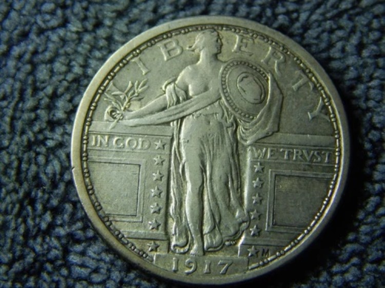 1917年スタンディングリバティクォーター、タイプ1、非常に希少、非常に美しい｜WORLD RESOURCE【KING店】