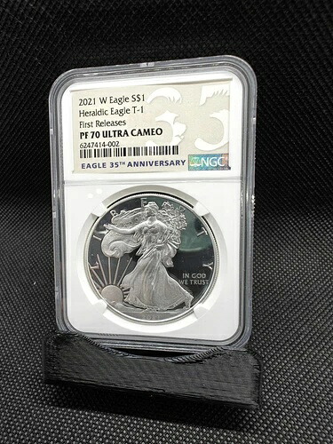 2021 W NGC PF70 ウルトラカメオプルーフ ファインシルバーイーグル ヘラルドT1コイン アブソリュート??