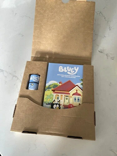 BLUEY 2024 1ドル硬貨セット - チューブ開封済み