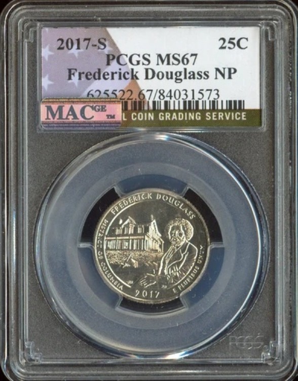2017-S フレデリック・ダグラス PCGS MS67 品質 67,760円
