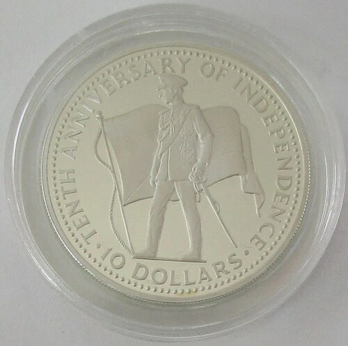 楽天市場】バハマ 1973年 10ドル銀貨：ASW：1.4795オンス : WORLD