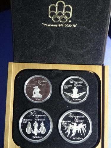 【新品未開封】銀貨　モントリオールオリンピック 記念硬貨セット 10ドル 5ドル カナダ モントリオールオリンピック記念銀貨 10ドル14枚＋5ドル14枚