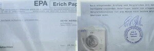 DDR 10 フェニッヒ 1948 A 鑑定書付き パプロス 未使用 56564
