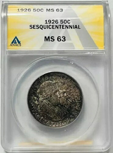 1926年クラシック記念アメリカ独立150周年ANACS MS-63