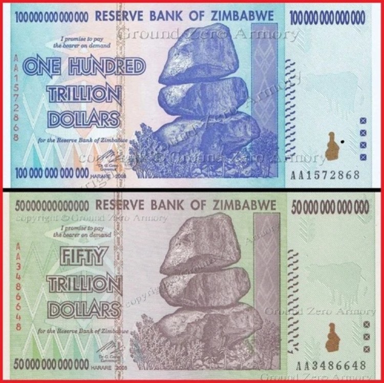 ジンバブエドル 楽天市場】【3枚セット】10兆ジンバブエドル紙幣 新品 未使用