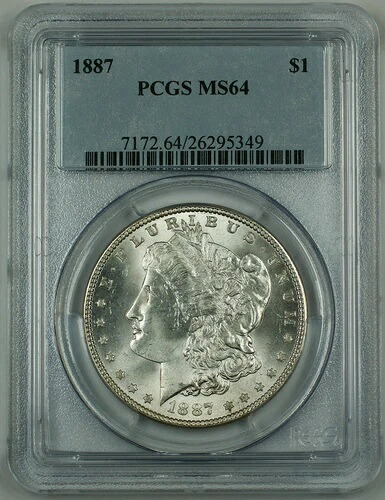 PCGS MS-64 モルガン銀貨 BU コイン｜WORLD RESOURCE【KING店】
