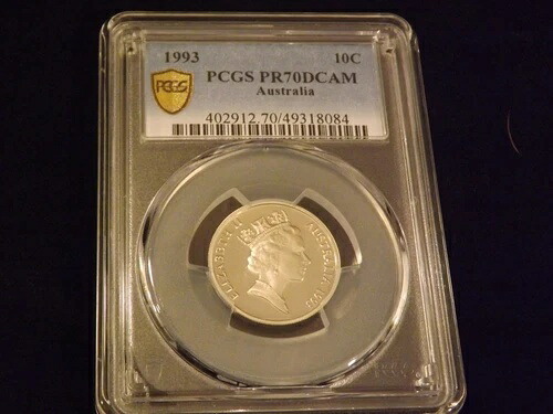 1993 10 C オーストラリア PCGS PR 70 DCAM｜WORLD RESOURCE【KING店】