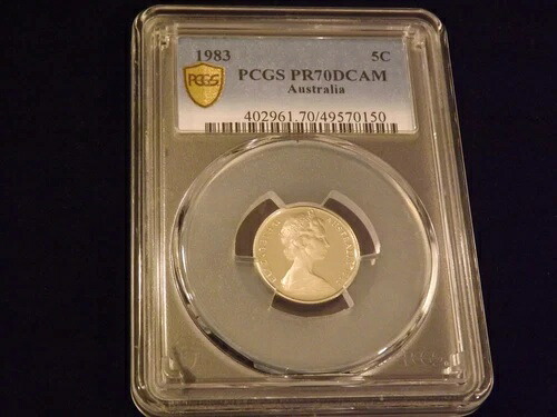 1983 5 C オーストラリア PCGS PR 70 DCAM|WORLD RESOURCE【KING店】