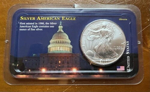 2000年 アメリカ造幣局 未流通銀貨 アメリカンイーグルドルコイン 31.101グラム｜WORLD RESOURCE【KING店】 84,095円