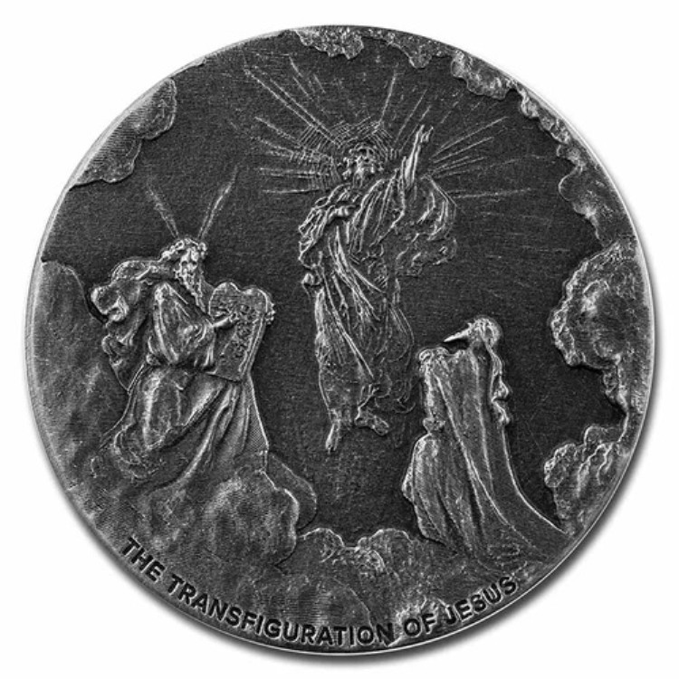 2021年 2オンス銀貨 - 聖書シリーズ(イエスの変容)|WORLD RESOURCE【KING店】