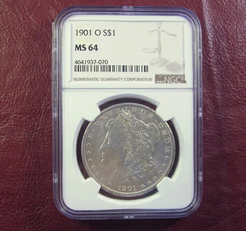 1901 O モーガン・ダラー MS64 NGC *** より良い日付認定 MS64 クリーン *** ヴィンテージ!!|WORLD RESOURCE【KING店】