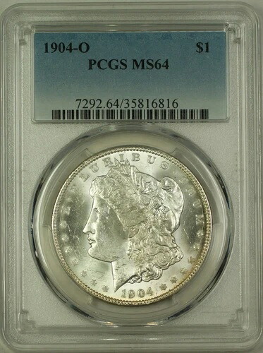 1904-O モルガン シルバー ダラー 1ドル コイン PCGS MS-64 (17A)｜WORLD RESOURCE【KING店】
