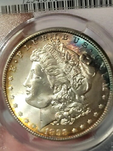 1898 0 1ドル モルガン・ダラー PCGS MS64 トーン