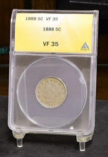 1888年リバティニッケル - ANACS VF35 (#56732-L)|WORLD RESOURCE【KING店】