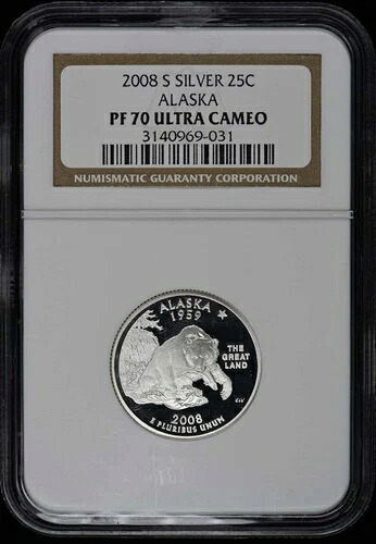 2008年 S シルバー ステートフッド クォーター 5枚セット NGC PR70DCAM|WORLD RESOURCE【KING店】