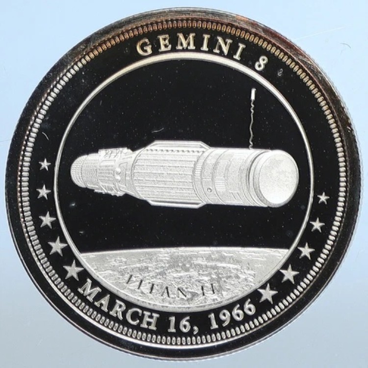 2017 フィジー イギリス クイーン エリザベス 2 世 GEMINI 8 NASA スペース ミッション ドル コイン i111183|WORLD RESOURCE【KING店】