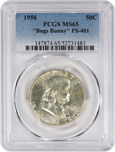 1956年 フランクリン ハーフダラー バッグス・バニー FS-401 MS65 PCGS｜WORLD RESOURCE【KING店】