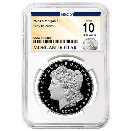 2023-S プルーフ $1 モーガン シルバー ダラー NGCX PF10UC ER モーガン X ラベル|WORLD RESOURCE【KING店】