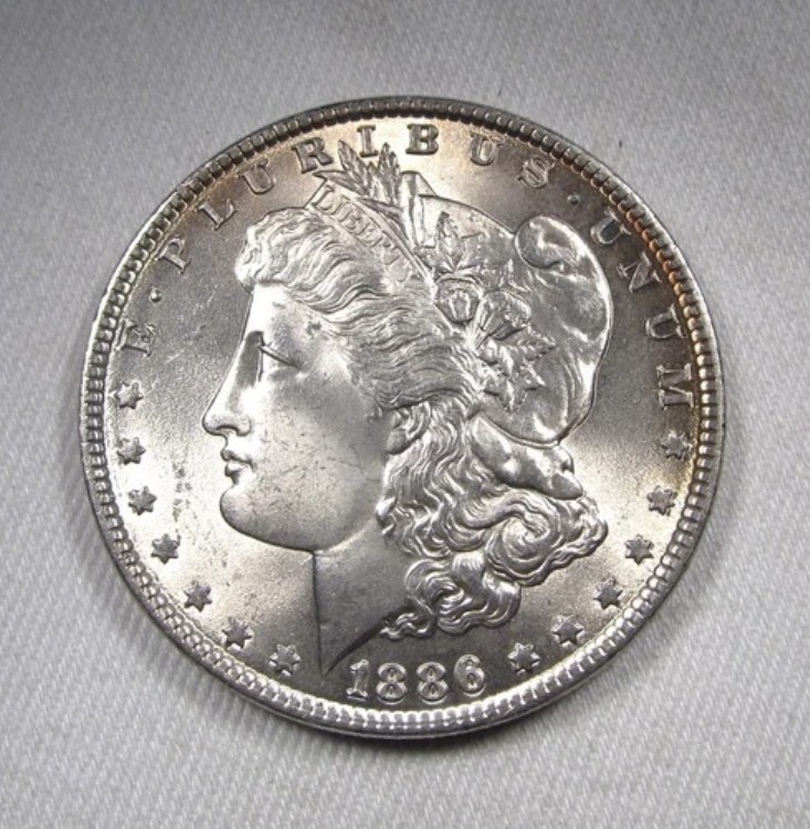 1886年 シルバー モルガン ダラー VCH+ UNC コイン AN355｜WORLD RESOURCE【KING店】