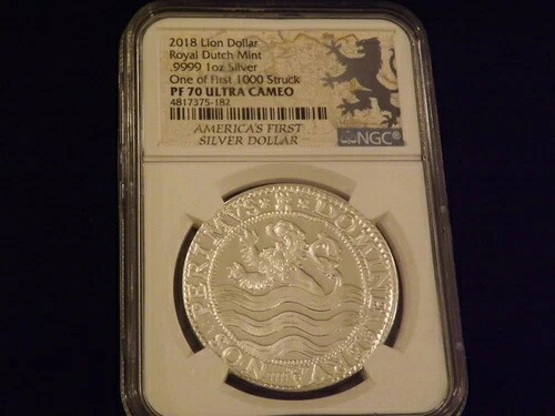 2018年 ライオンダラー NGC PF 70|WORLD RESOURCE【KING店】