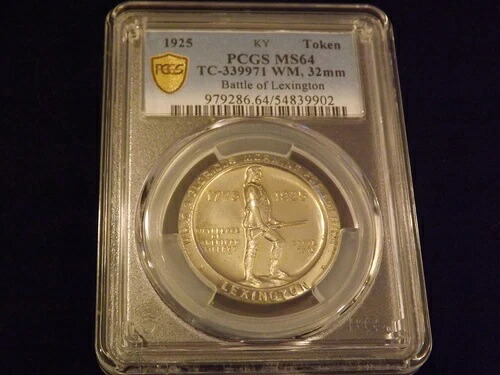 1927年 レキシントンの戦い メダル PCGS MS 64|WORLD RESOURCE【KING店】