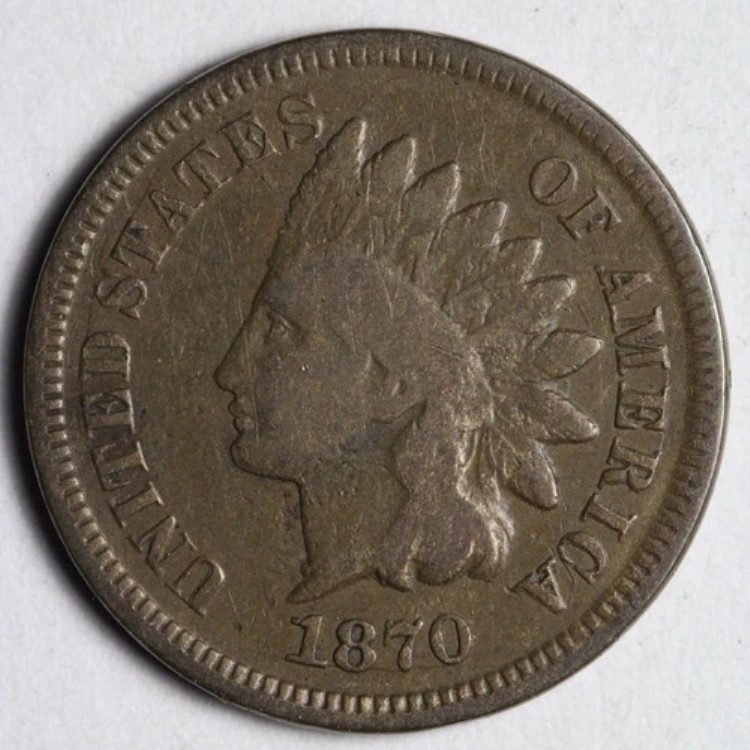 1870年インディアンヘッドセントペニー 美品 E122 TZCIM｜WORLD RESOURCE【KING店】