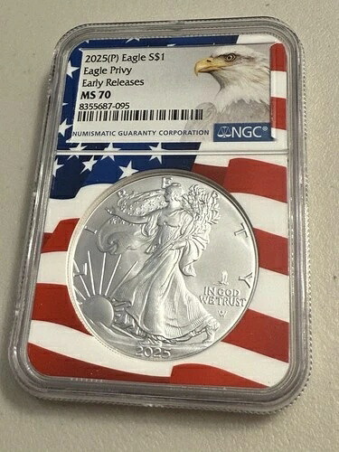 2025(P) イーグル S$1 イーグル プリヴィ アーリーリリース NGC MS70｜WORLD RESOURCE【KING店】