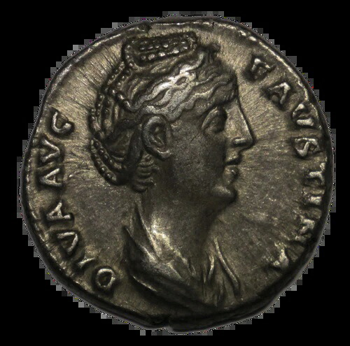 ローマ帝国 - ファウスティナ・シニア、西暦138～140年 AR デナリウス、死後発行（Ch VF - NGC）