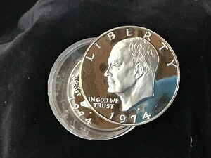 1974-S アイゼンハワー ドル DCAM クラッド プルーフ コイン 19 枚セット