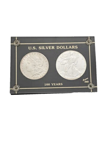 1899年モルガン銀貨、1999年イーグル100周年記念キャピタル2ドル銀貨