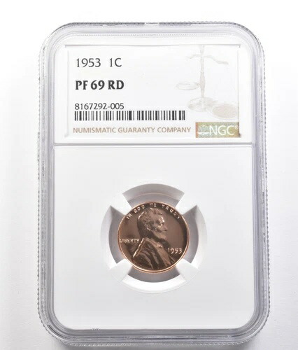 1953年 リンカーン・ウィート・セント PF69 RD NGC *0793