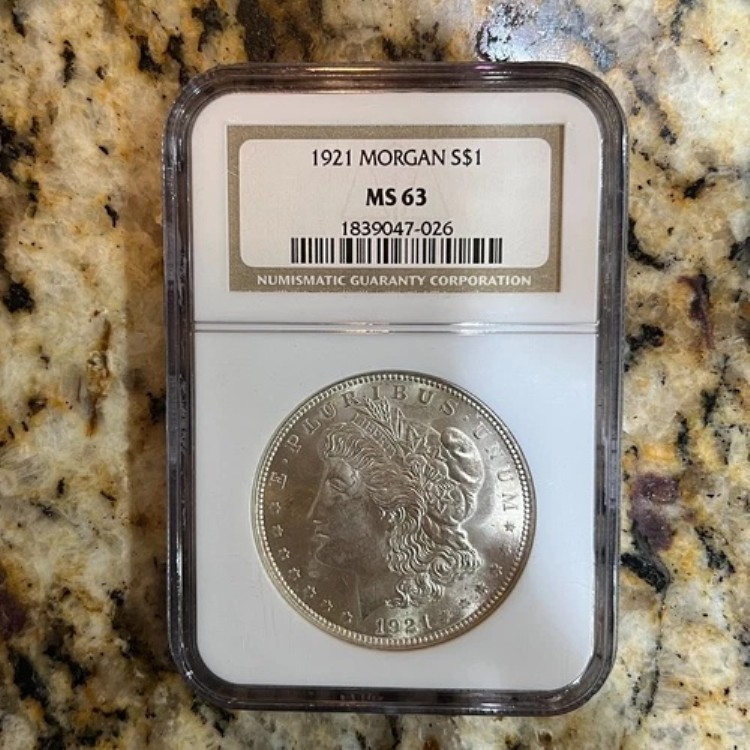 1921年 モルガン S$1 MS 63 (1839047-026)