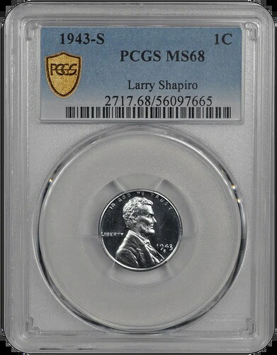 1943-S リンカーン PCGS MS 68｜WORLD RESOURCE【KING店】
