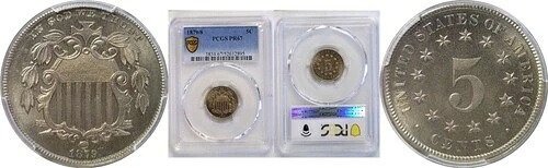 1879/8 5C シールドニッケルプルーフ PCGS PR-67|WORLD RESOURCE【KING店】